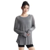 New sun-protective smock for women in a laid-back style, autumn and winter yoga and fitness wear, loose quick-drying sport top, and outdoor casual wear Item Picture